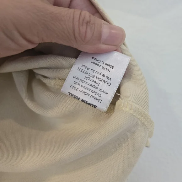 Realisation Par Claudia Schiffer y2k 90s tee size large - Picture 8 of 16